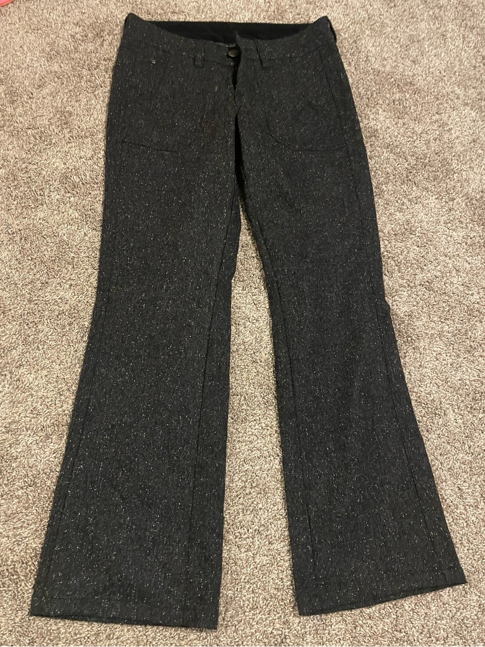 Woolrich Women’s Black and gray Wide-Leg Pants